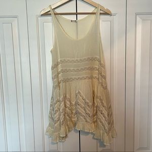 Free People Slip Voile Trapeze Dress